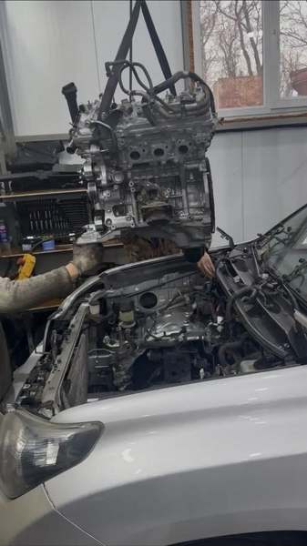 Установка отремонтированного двигателя Toyota в автомобиль — JAPDVS